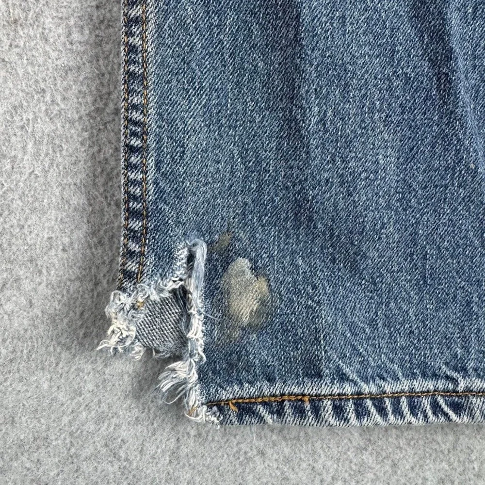 Vintage Levi 505 Jeans Mens‎ 36x32 Distressed Thrashed Regular Fit Denim Rodeo